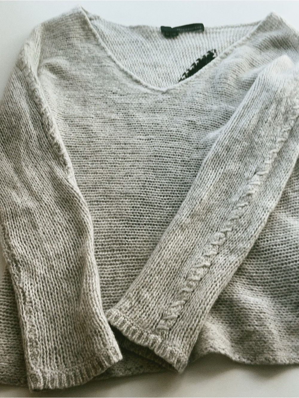 ⭐ 360 Cashmere • 100% Cashmere Star Sweater • Winter Oat • Size M - Picture 3 of 12